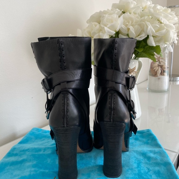 Jean-Michel Cazabat Leather Booties - Picture 10 of 13